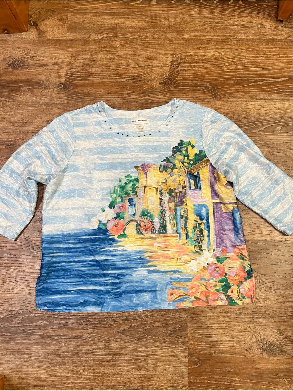 Alfred Donner XL three-quarter sleeve top
